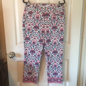 Loft paisley pants